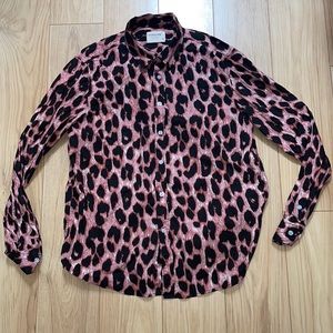 Fohemr Pink Cheetah Button Up TBD I